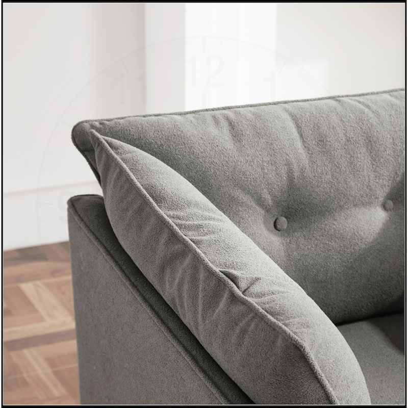 Chenille Oversized Armchair