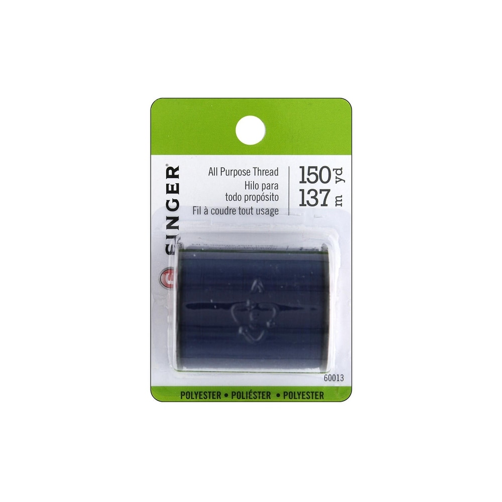 Singer All Purpose Polyester Thread 150 yards-Navy