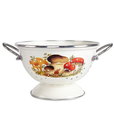 STP Goods 2.6 Qt Enameled High Quality Versatile Colander - 2.6Qt