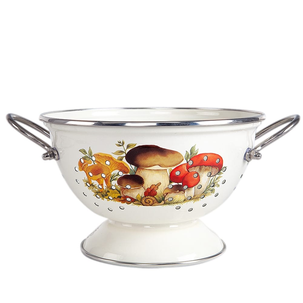 STP Goods 2.6 Qt Enameled High Quality Versatile Colander - 2.6Qt