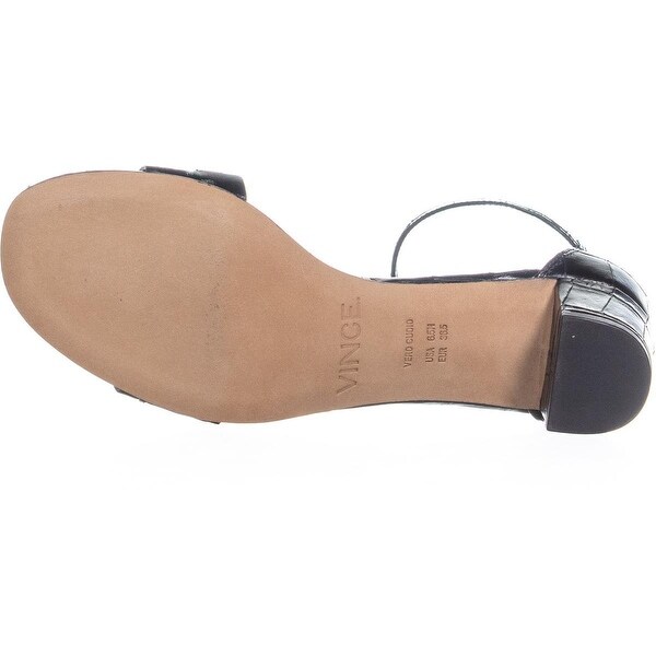 vince rita leather ankle strap sandals