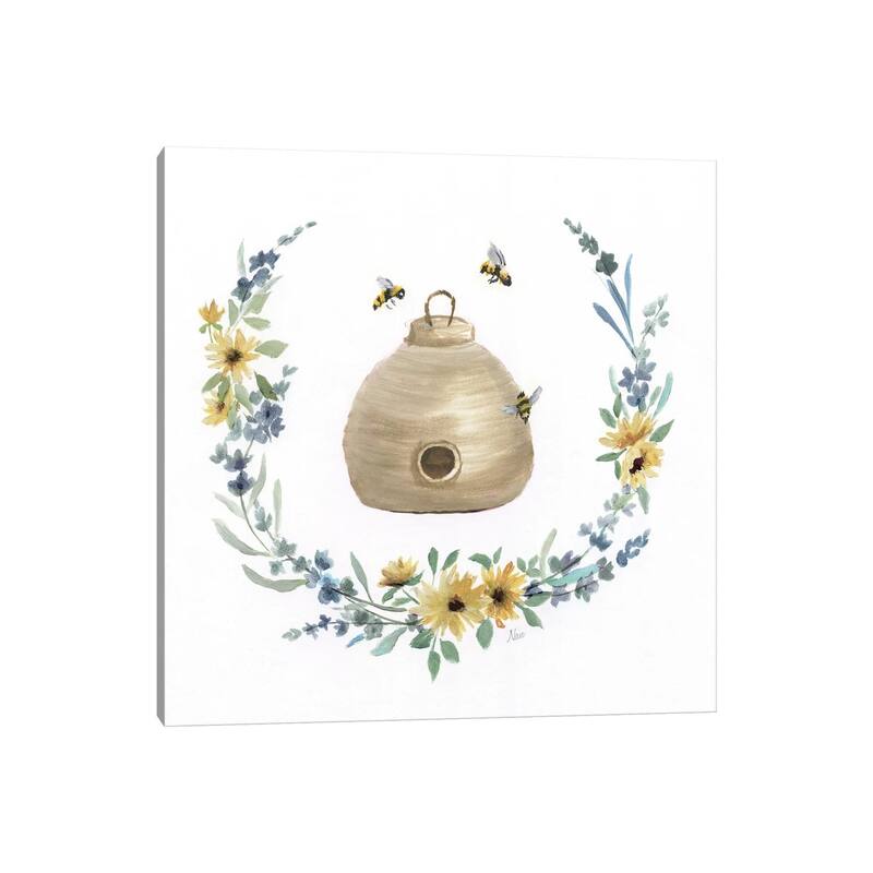 iCanvas "Bumble Bee Hive" by Nan Canvas Print