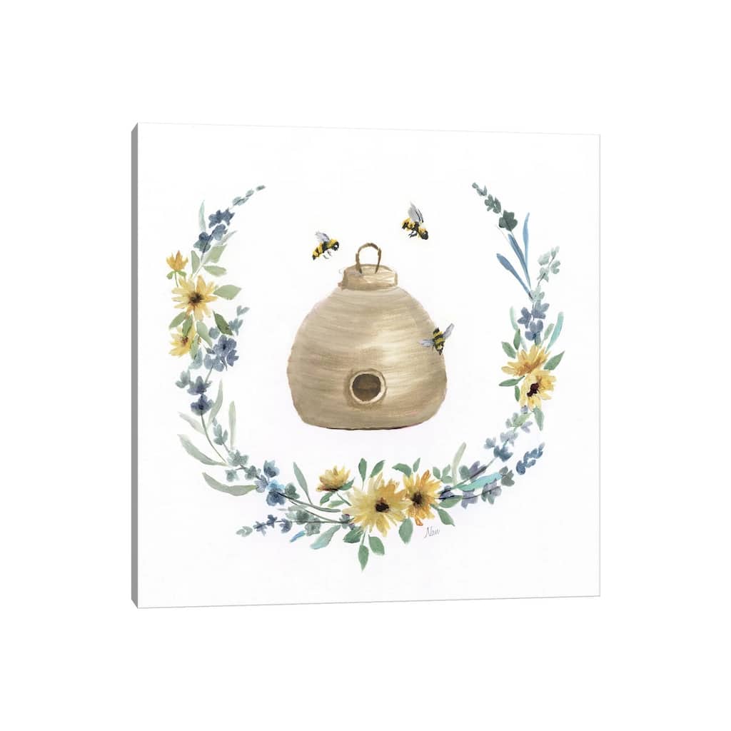 iCanvas "Bumble Bee Hive" by Nan Canvas Print