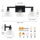 preview thumbnail 6 of 23, Modern Bathroom Vanity Light Dimmable LED Bathroom Sconce Wall Lighting Fixture with Bowl Glass Shade for Porch,Mirror Cabinets