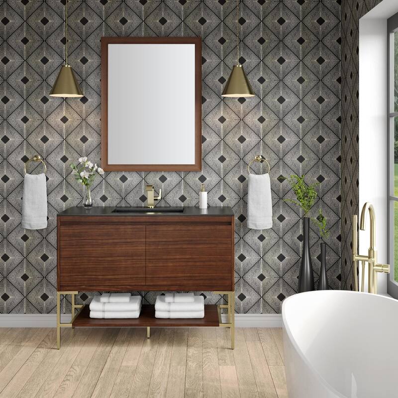 James Martin Vanities 805-V47.3-CB-CH Mantova 48" Single Basin Poplar