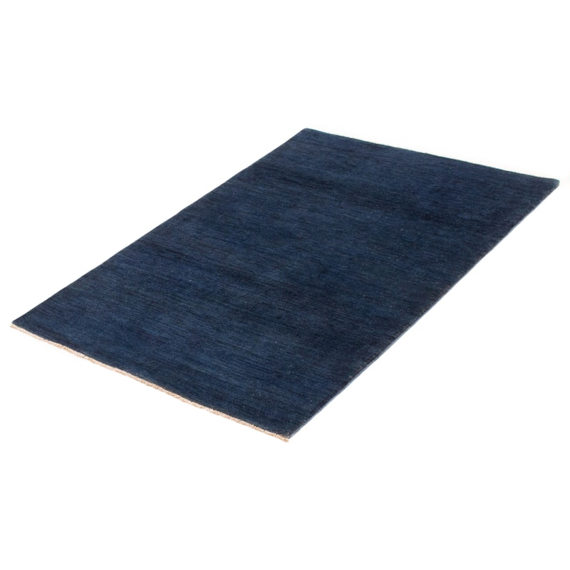 Pak Finest Gabbeh Navy Rug 4'0" x 5'10" - 4'0 x 5'10