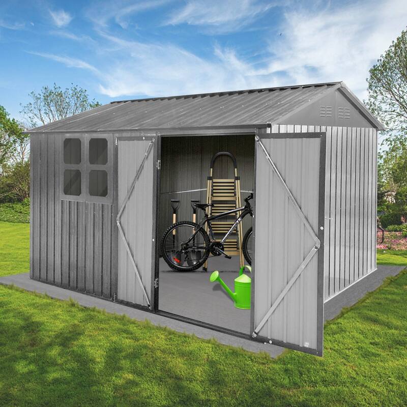 10'x8' Outdoor Metal Storage Shed