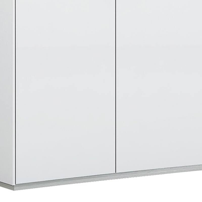 HomeRoots 72" White Buffet Table with Four Doors - 72' X '35' X '22