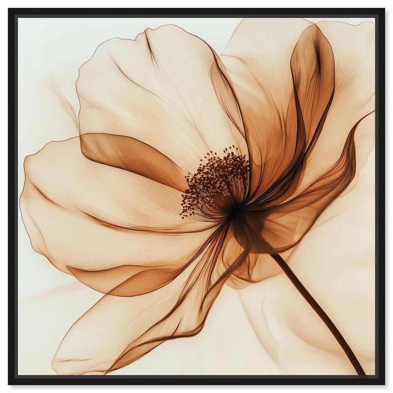 Fragile Elegance II Canvas by Art Remedy - Black - 30" x 30"