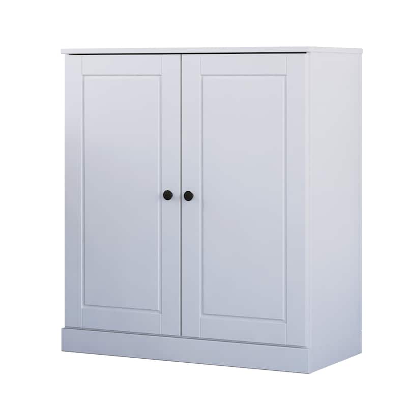 Palace Imports 100% Solid Wood 3-Shelf Bookcase, Adjustable Shelves, 32" Wide, 35.75" Tall