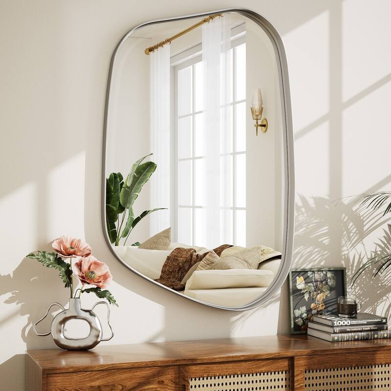 Irregular Bathroom Mirror Mirror Wall Decor