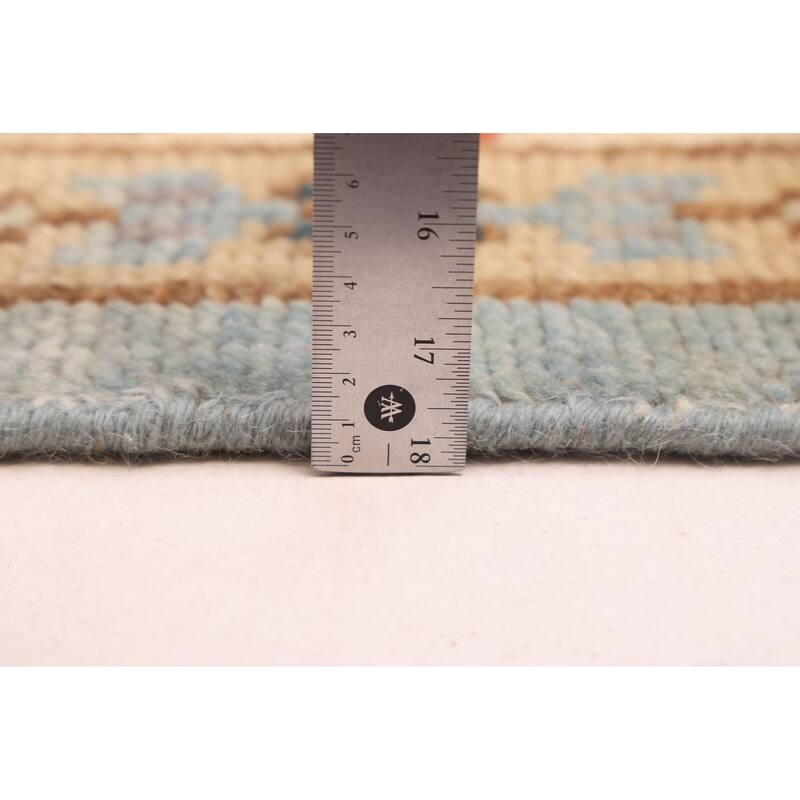 ECARPETGALLERY Hand-knotted Jules Serapi Sky Blue Wool Rug - 7'10 x 10'0