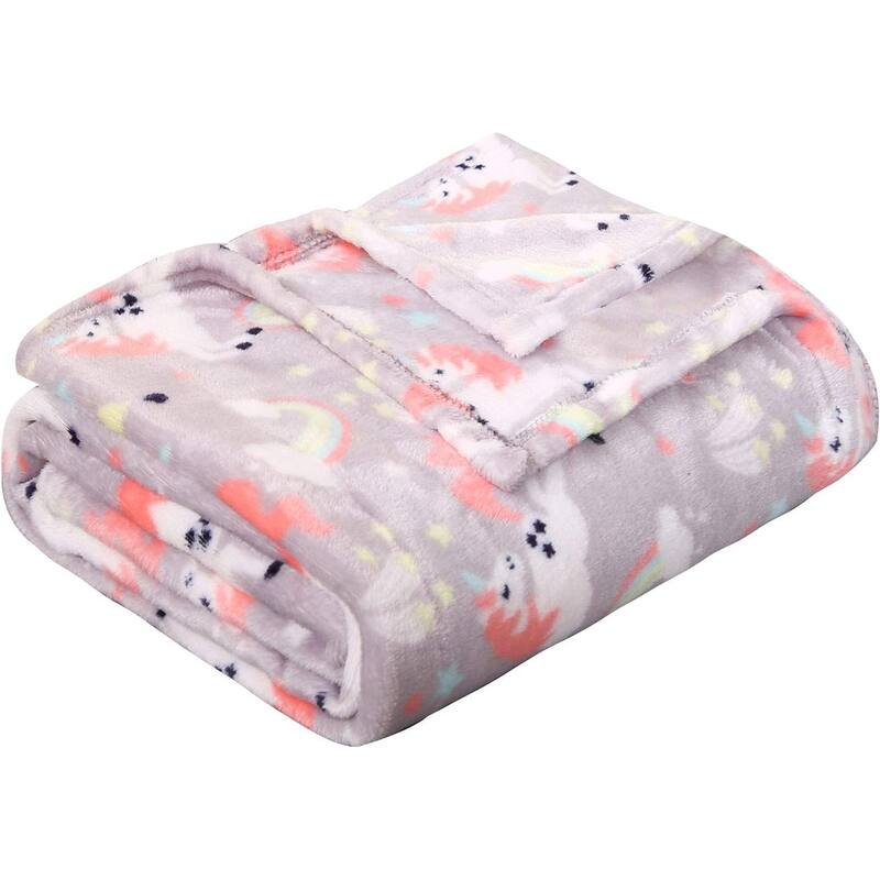 Home Essentials by Décor&More Tropical Plush Throw