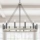 preview thumbnail 29 of 41, Update 12-light 40In Modern Farmhouse Wagon Wheel Chandelier
