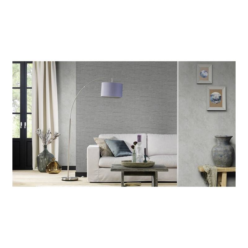 Advantage Maclure Silver Striated Texture Wallpaper - 21 x 396 x 0.025