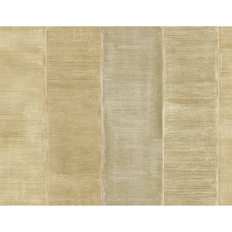Seabrook Designs Palladium Striped Unpasted Wallpaper