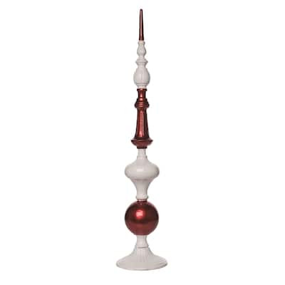 Transpac Metal 34.5 in. Multicolor Christmas Peppermint Porch Decor