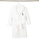 preview thumbnail 45 of 103, Sweet Kids 100% Polyester SUPER PLUSH Double Brushed Hooded Bathrobe with Navy Bookman Monogram