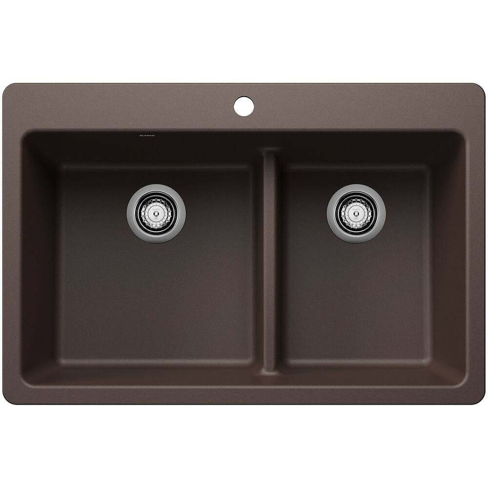 Blanco 443213 Liven 33" Drop-In/Undermount 60/40 Double Basin
