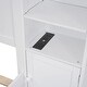 preview thumbnail 31 of 105, Modern Platform Bed with Integrated Cabinet, Trundle Bed and Drawers