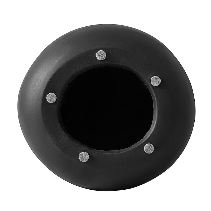 Round Stone Side Table End Table