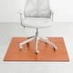 preview thumbnail 1 of 13, Jani Eco Bamboo Roll-up Rectangular Chair Mat - Durable,Eco-Friendly Chair Mat Walnut