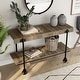 preview thumbnail 22 of 25, Hyssop Farmhouse 47-inch Metal 1-Shelf Console Table by Furniture of America