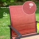 preview thumbnail 30 of 32, MAISON ARTS 7-Piece Patio Dining Set Metal Rectangle Table and 6 Textilene Chairs