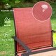 preview thumbnail 21 of 34, MAISON ARTS 9-Piece Outdoor Dining Set with 8 Textilene Chairs and Rectangle Dining Table