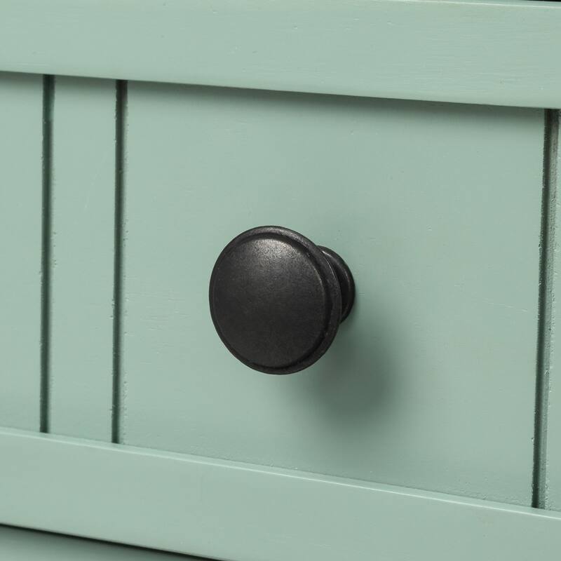 Modern Console Table with Two Drawers and Bottom Shelf