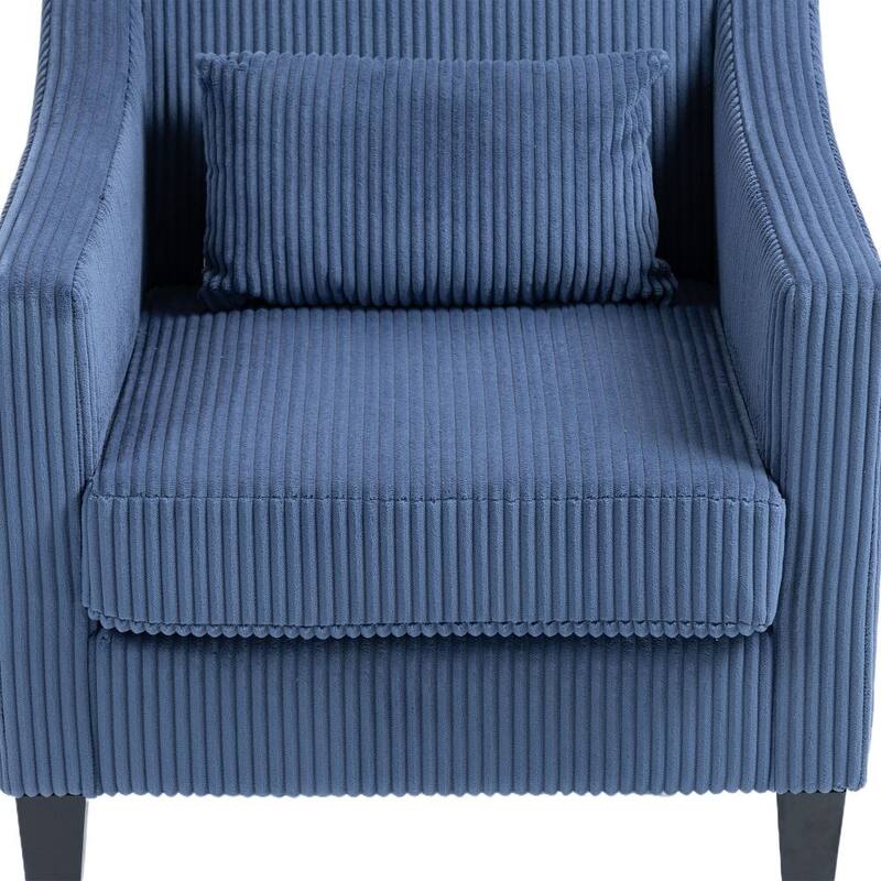 Modern Corduroy Upholstered Accent Chair Bed Bath & Beyond 41310782