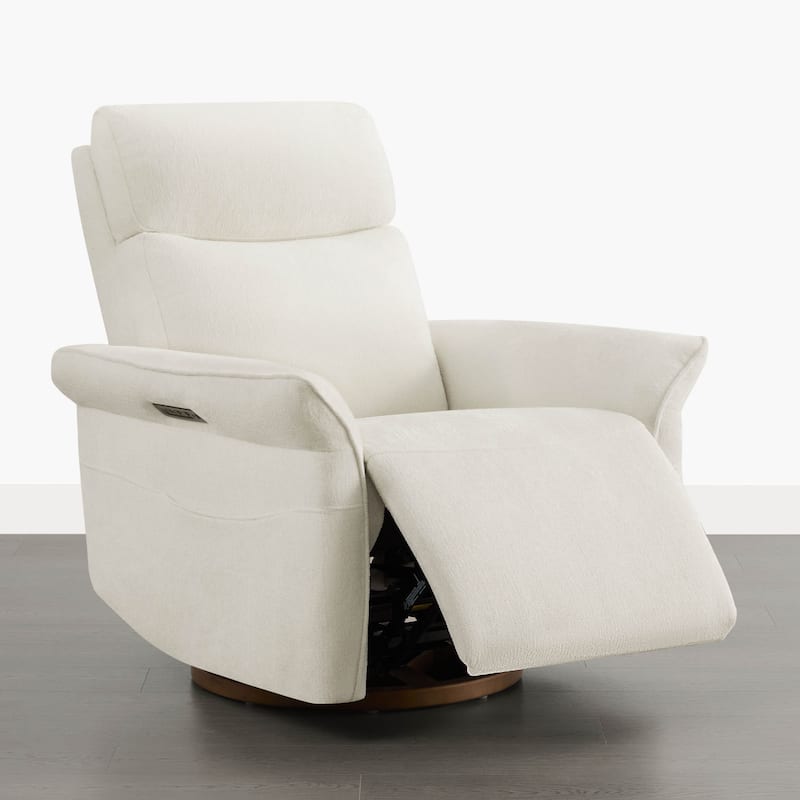 Spruce & Spring Power Swivel Recliner Chair Triple-Motor Nursery Glider