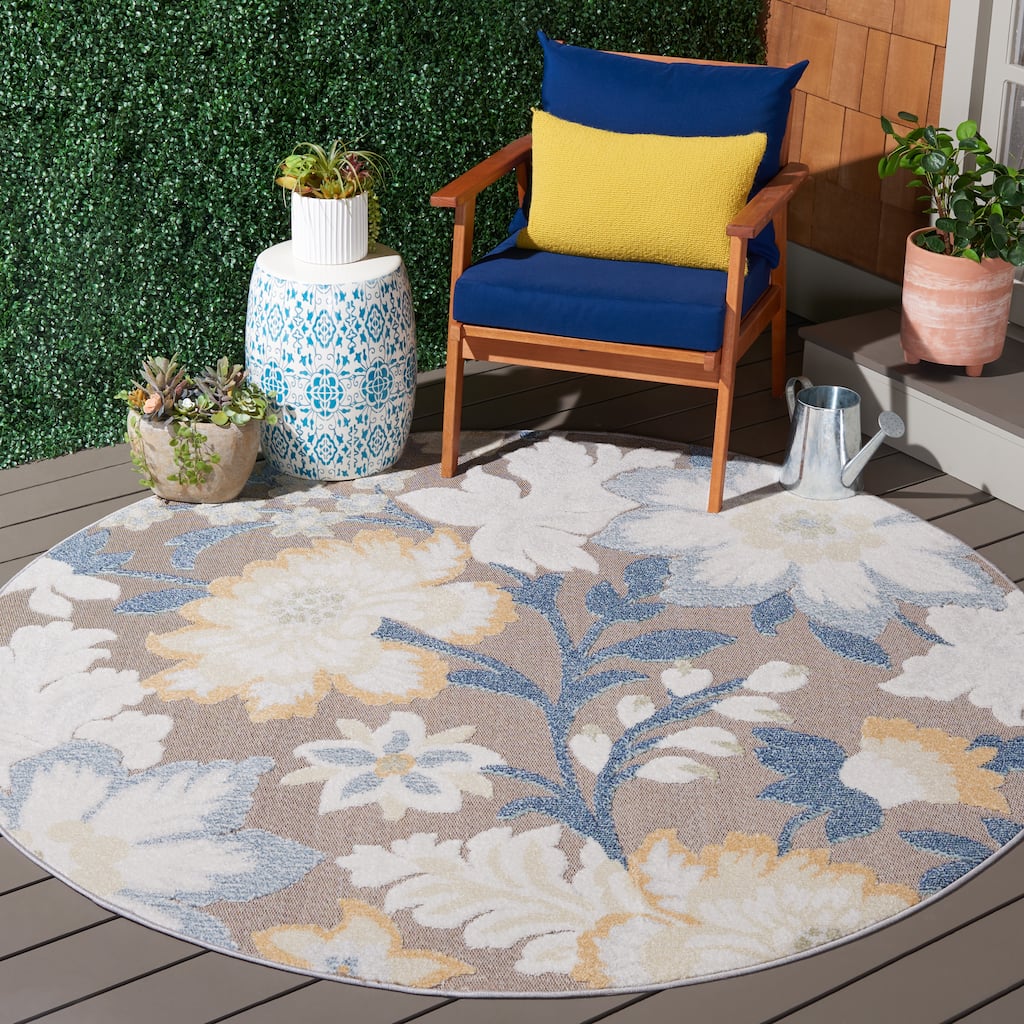 SAFAVIEH Sarasota Dorota Indoor/ Outdoor Waterproof Patio Backyard Rug