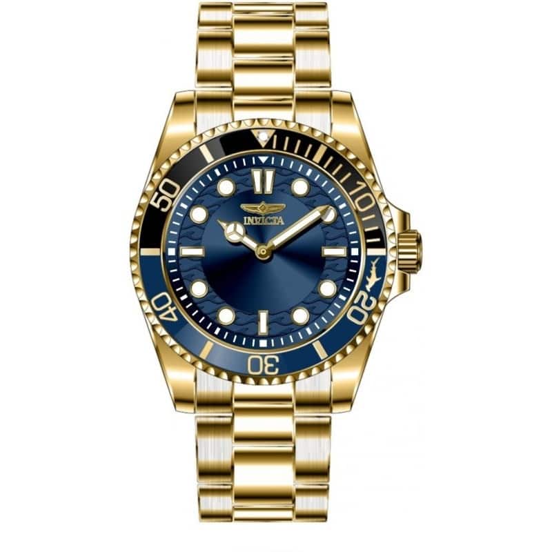 Invicta Men's 49707 Pro Diver Quartz PC20S Blue Dial Watch