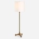 preview thumbnail 1 of 5, Uttermost Lautoka Brass Buffet Lamp - 36" H X 10" W X 10" D