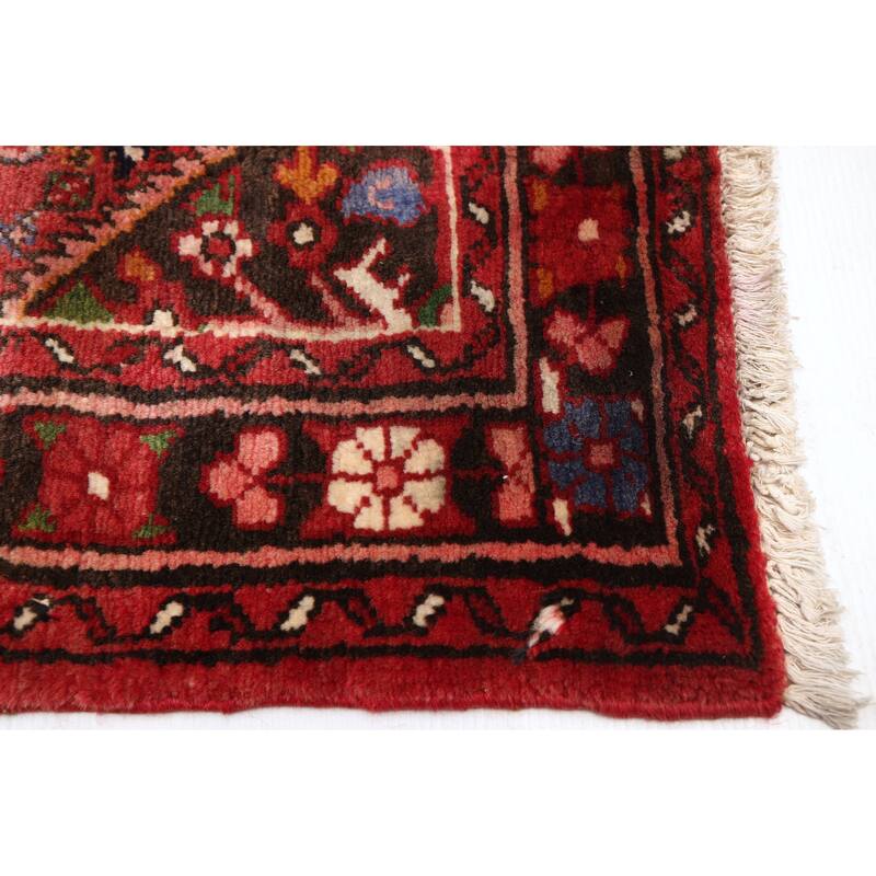 ECARPETGALLERY Hand-knotted Andelz Red Wool Rug - 2'9 x 9'4