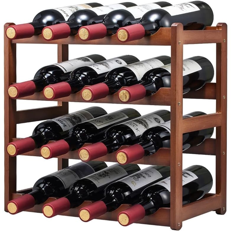 Sturdy and Durable Countertop Wine Storage Cabinet Shelf
