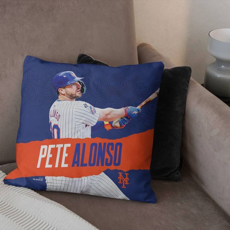 MLB New York Mets Player 18 Inch Throw Pillow