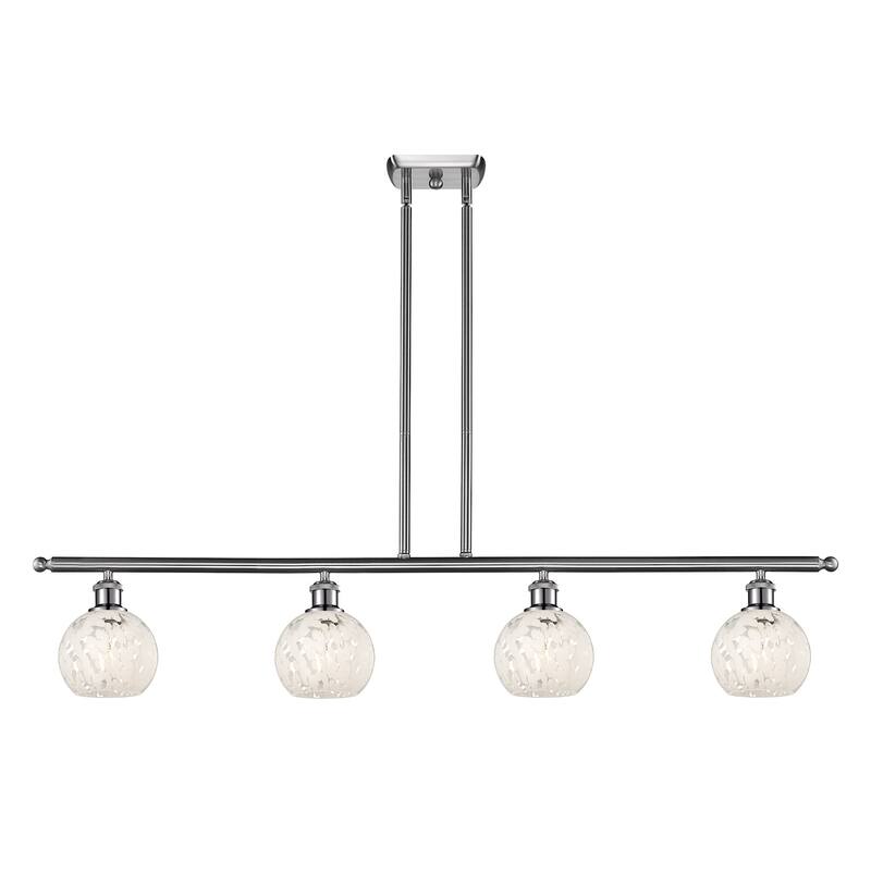 Innovations Lighting 516-4I-9-48-White Mouchette-Indoor Pendant White