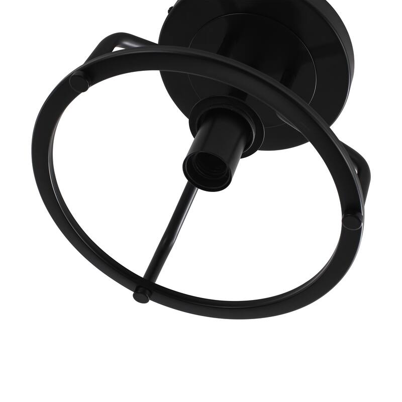 1-Lights Glass Flush Mount