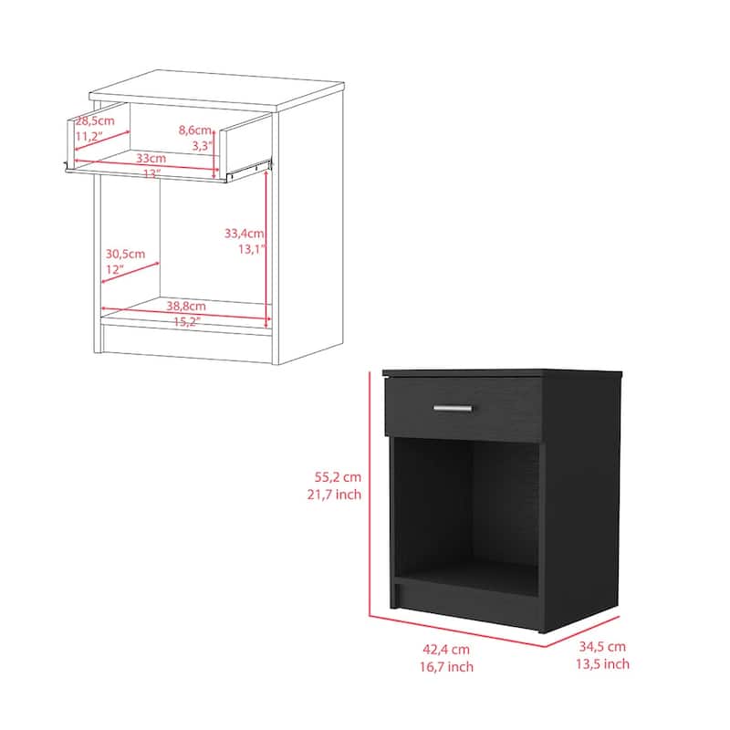 Bedroom Nightstand With A Drawer