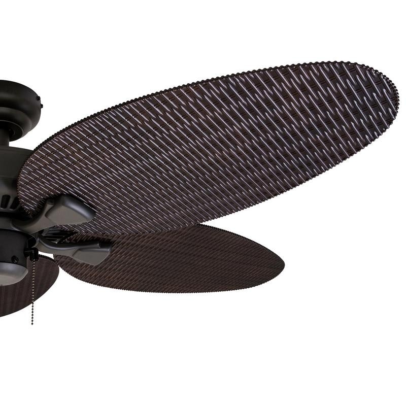 Eco Sure EcoSure Siesta Key 52-inch Tropical Bronze Outdoor Ceiling Fan with Wicker Blades and Remote Control Eco Sure EcoSure Siesta Key 52-inch Tropical Bronze Outdoor Ceiling Fan with Wicker Blades and Remote Control