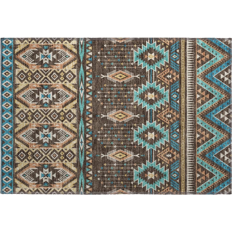 Premium Washable Super Soft Global Inspiration Mayfield Rug