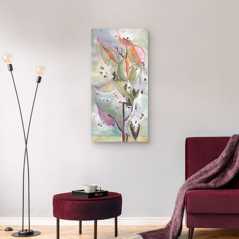 Milk Weed in Color Canvas Art Print