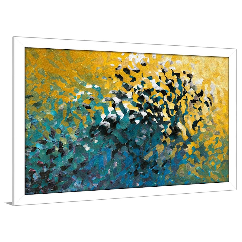 "John 8 12 The Light of Life" by Mark Lawrence Print on Acrylic