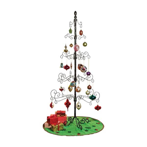 Shop Wrought Iron Christmas Ornament Display Tree 83 35 In X