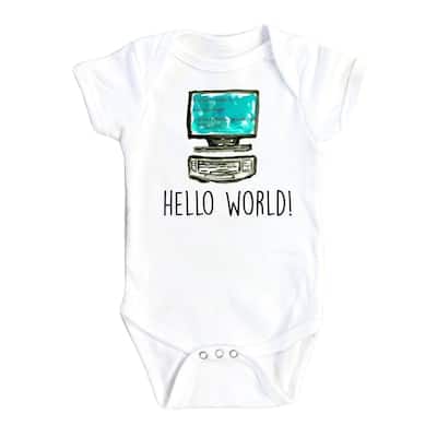 Computer - Baby Boy Girl Clothes Infant Bodysuit Funny Cute Newborn