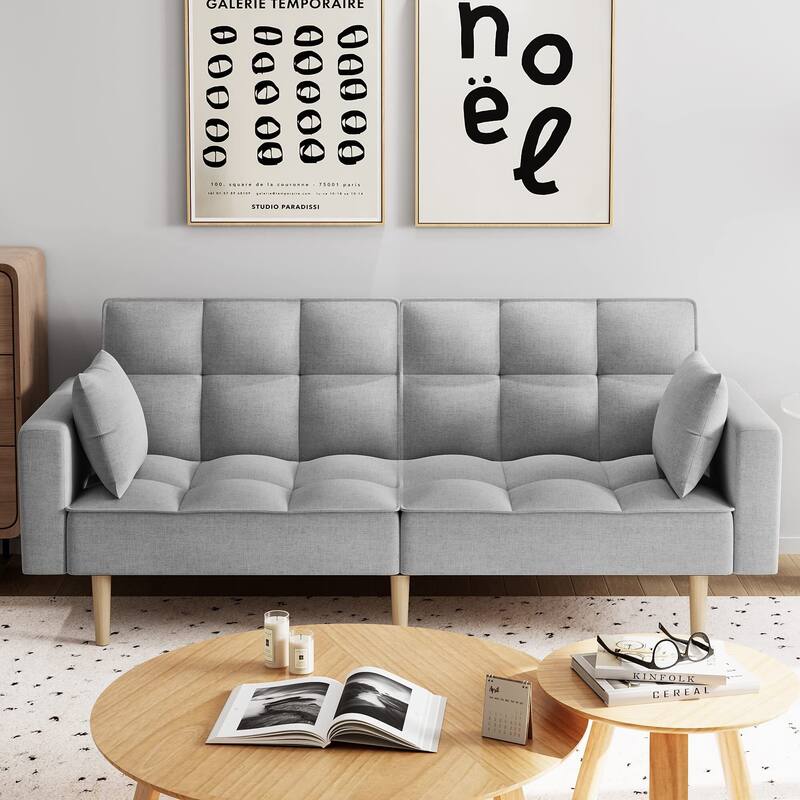 Modern Sofa - Linen Upholstery