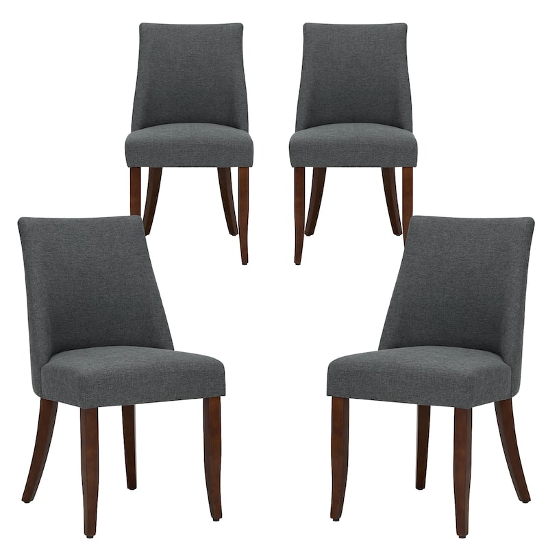 RENEWLINE Contemporary Dining Chair（Set of 2/4/6 - Upholstered Backrest & Wood Frame