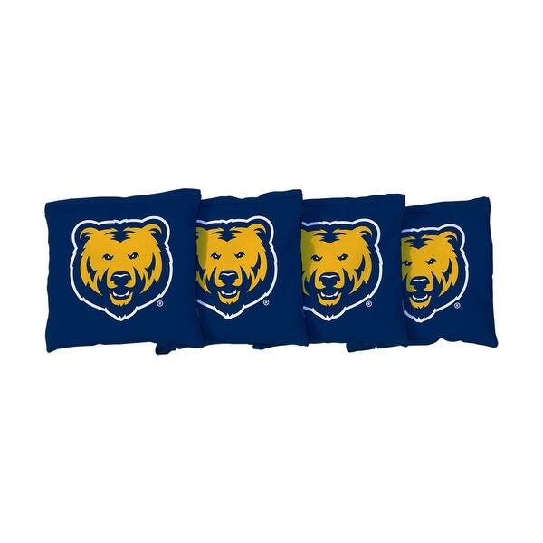 slide 2 of 3, University of Northern Colorado Bears Blue Cornhole Bags All-Weather Resin Filled